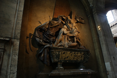 Funerary monument of Jean-Baptiste Joseph Languet de Gergy, parish priest of Saint-Sulpice