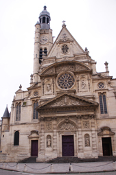 Façade de l'église Saint-Étienne-du-Mont