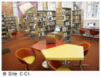 The Multimedia Library at Centre Culturel Irlandais © ArkéoTopia - Esnault Ch, 2009