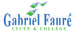 Logo officiel du Collège et Lycée Gabriel Fauré de Paris