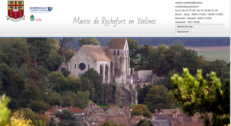 The article of the Rochefort-en-Yvelines town hall website