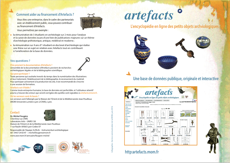 programme Artefacts, un exemple de soutien à la recherche archéologique