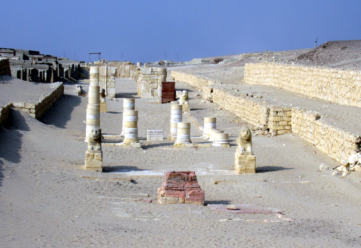 The ruins of Medinet Mâdi Mâdi © Radigue A., 2020