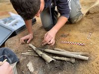 La trompe romaine découverte au Forum antique de Bavay