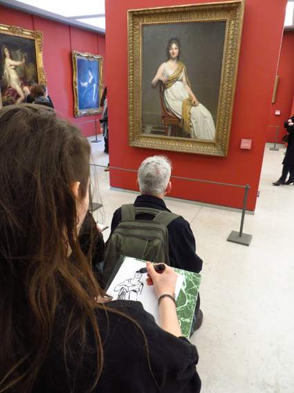 Art'Kéo, une séance au Musée du Louvre
