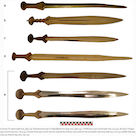 Comparison of various celtic swords of the Bronze Age