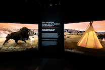 Diorama de l'exposition sur les Sioux
